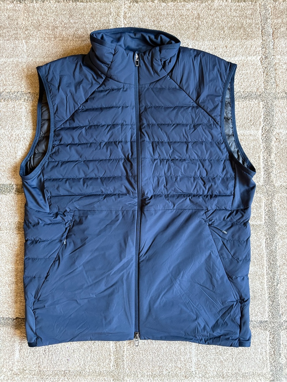 Lululemon Men's Down For It All Vest True Navy Goose Down Size Medium